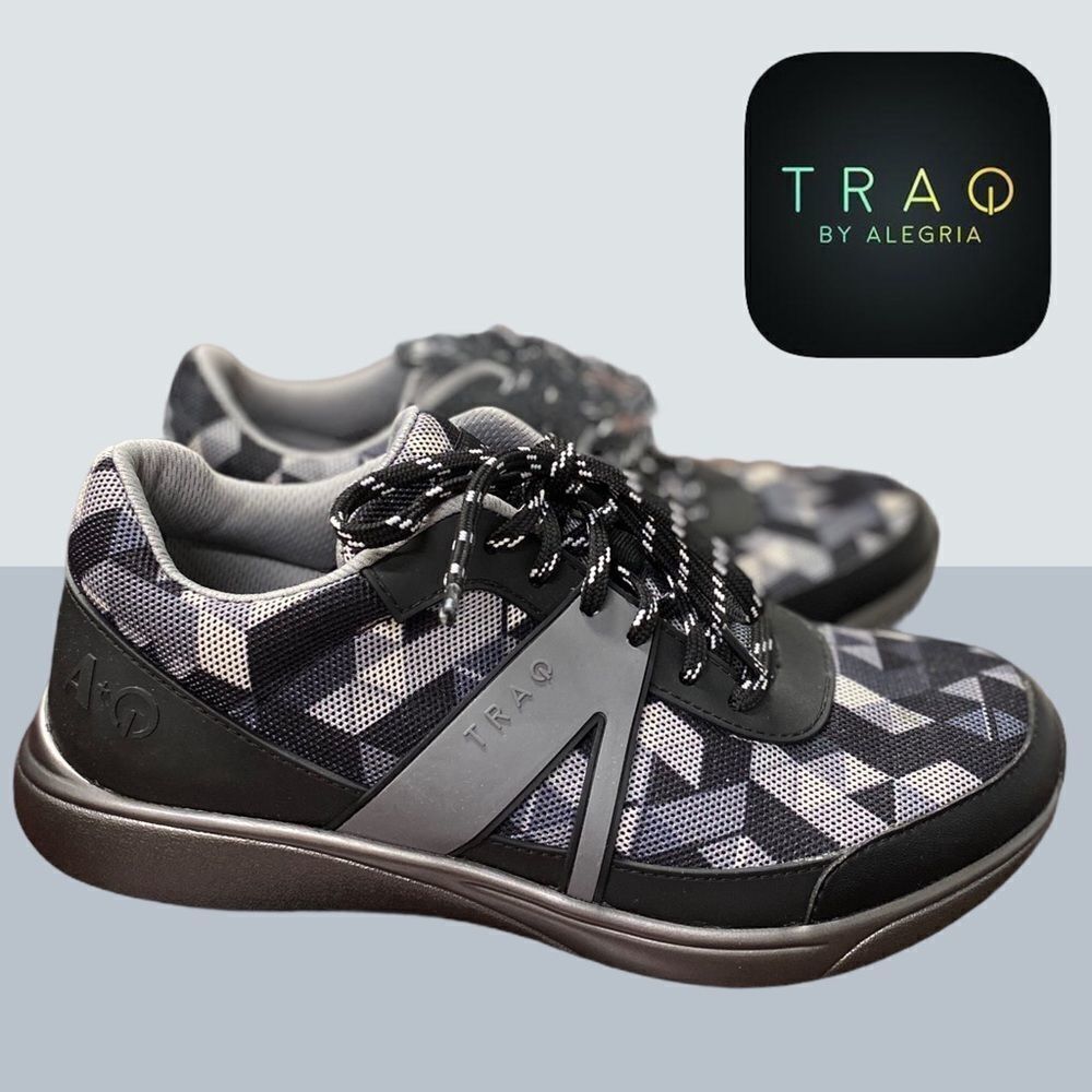 Alegria Traq Qarma Right Angle Grey Sneakers 6 6.5